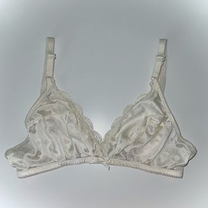 Vintage GIVENCHY White Lace Bralette